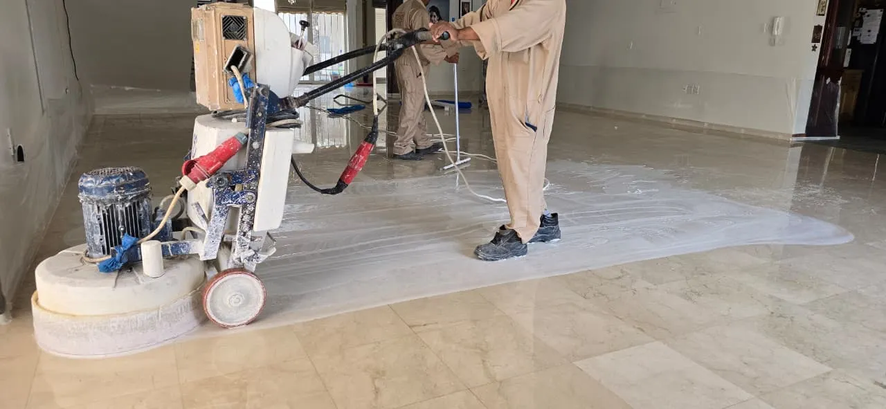 جلي وتلميع الرخام