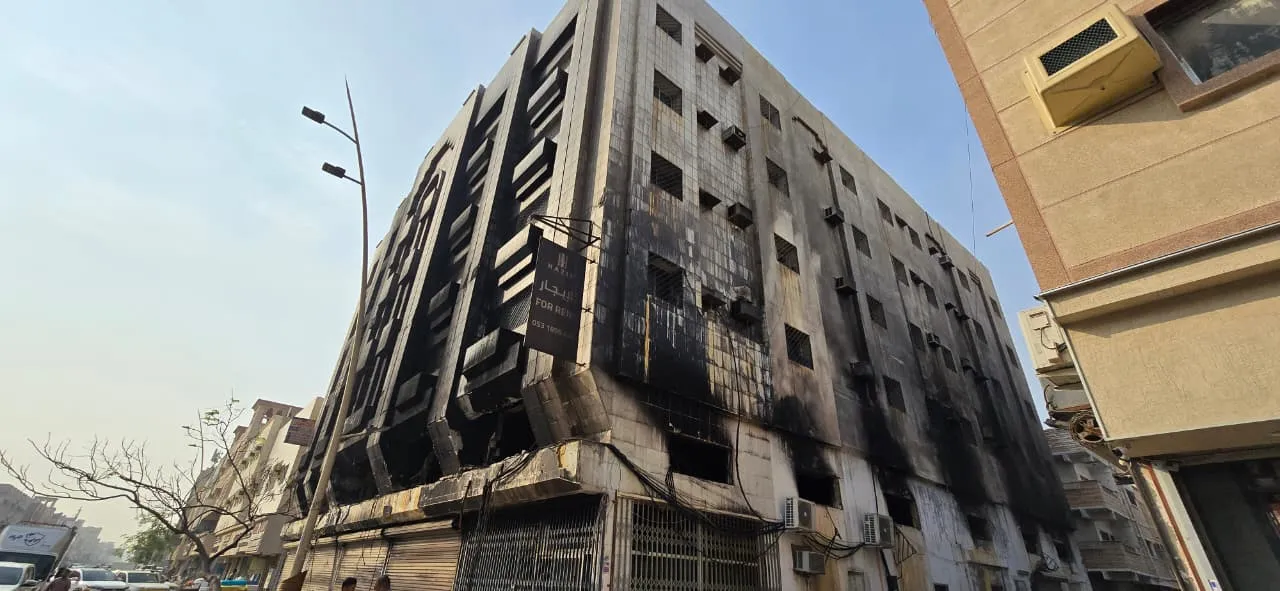 نظافة بعد الحريق